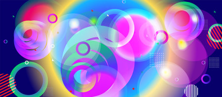 abstract graphic geometric elements. Modern abstract  shapes design. Vector illustrationのイラスト素材