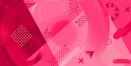 abstract graphic geometric elements. Modern abstract  shapes design. Vector illustrationのイラスト素材