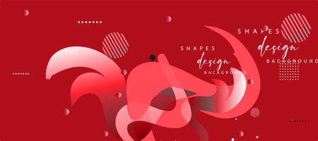 abstract graphic geometric elements. Modern abstract  shapes design. Vector illustration
