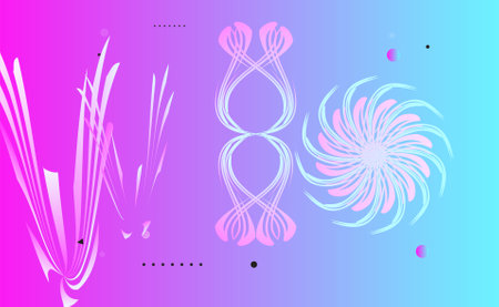 abstract graphic geometric elements. Modern abstract  shapes design. Vector illustrationのイラスト素材