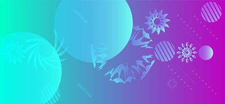 Abstract geometric shapes layout design template. Colorful Poster background modern art style. Design elements and shapes  can be used for backdrop, publication, flyer, advertisement,のイラスト素材