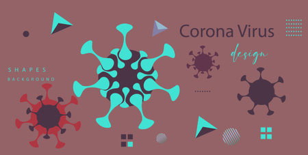 Coronavirus 2019-nCoV. Vector illustration.のイラスト素材
