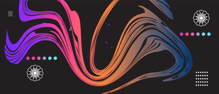 Abstract Geometric Shapes Background for Web Design ,Print, Presentation, banner , Flyer, magazine. designのイラスト素材