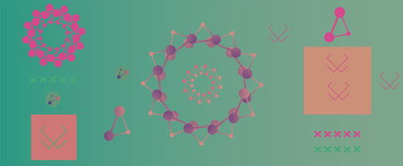 Abstract Geometric Shapes Background for Web Design ,Print, Presentation, banner , Flyer, magazine. designのイラスト素材