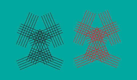 Geometric design element. Vector illustration for your graphic and web design.のイラスト素材