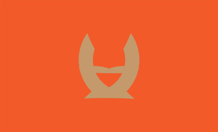 V letter logo design with negative space effect. Creative letter V logo icon vector illustration.のイラスト素材