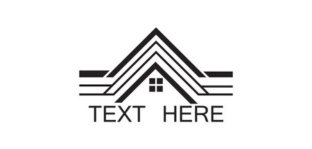 Real Estate, Building, Construction and Architecture Logo Design Illustration.のイラスト素材