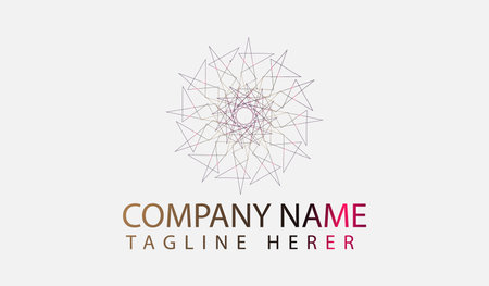 Abstract Geometric Logo Design Template. Creative Symbol for Corporate Business Identityのイラスト素材