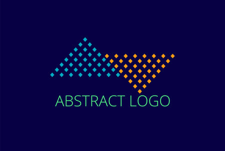 Abstract  geometric elements, shapes and symbols , Vector shapesのイラスト素材