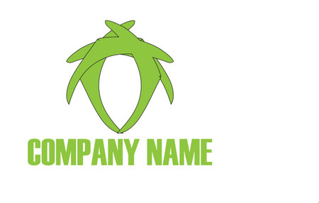 Coconut logo template vector illustration. Coconut logo template design.のイラスト素材