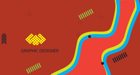 Abstract geometric background. Vector illustration in flat style. Can be used for advertisingeting, presentation.のイラスト素材