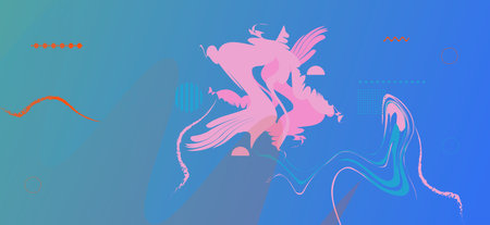 abstract background with a lot of lines and waves. vector illustration
