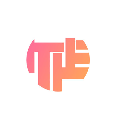 TE Letter Logo Design with Creative Modern Business Typography Vector Template.のイラスト素材
