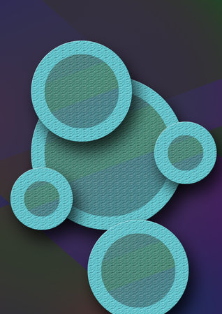 Abstract background with circles and place for your text.