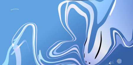 Abstract background with circles and lines. Vector illustration for your design.のイラスト素材