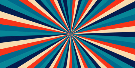Sunburst, sunburst retro background. Radial, radiating lines. Sunburst patternのイラスト素材