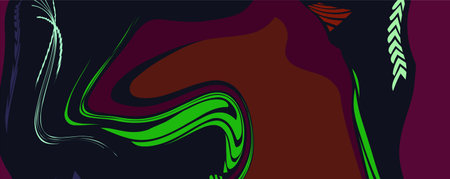 Colorful abstract background with waves. Vector illustration for your design.のイラスト素材