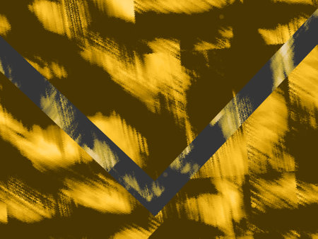 Seamless yellow and black grungy pattern for surface design and printの写真素材