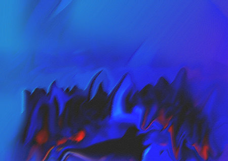 abstract blue background with some smooth lines in it and some grunge effectsの写真素材