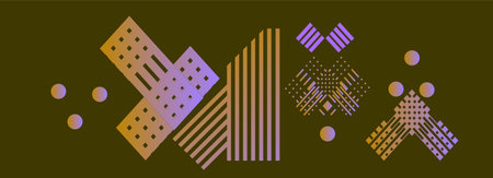 Abstract geometric background. Minimalistic composition. Vector illustration for your design