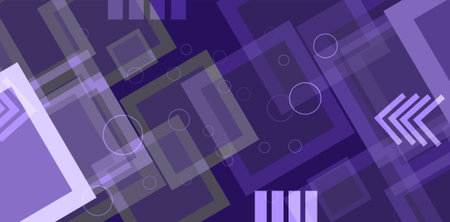 Abstract geometric background with multicolored elements. Vector illustration for design
