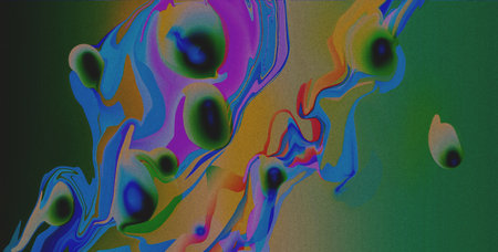 Fluid art. Abstract colorful background. Acrylic painting on canvas. Liquid marble pattern.