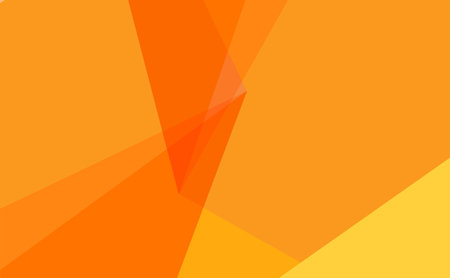Orange, yellow and red abstract geometric background. Can be used for wallpaper, poster, cards or graphic elements.のイラスト素材
