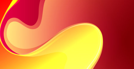 Abstract red and yellow background. Vector illustration. Can be used for wallpaper, web page background, web banners.のイラスト素材