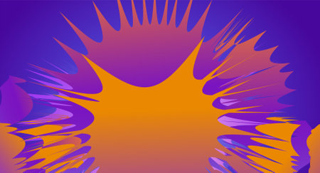 Creative gradient modern paint. Wave shapes and aesthetic landscapes. high quality illustration for...