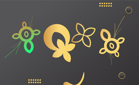 Geometric Black and Gold Background for interior, decorative, banner, cover, card