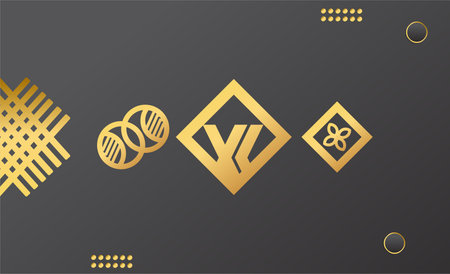 Geometric Black and Gold Background for interior, decorative, banner, cover, card