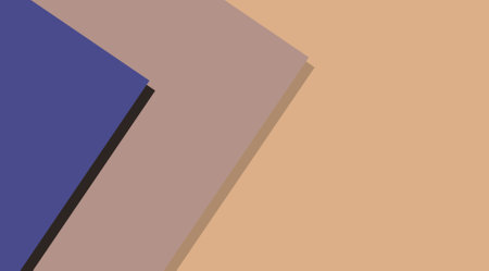 Minimal geometric colorful pastel abstract flat lay background, paper graphic design
