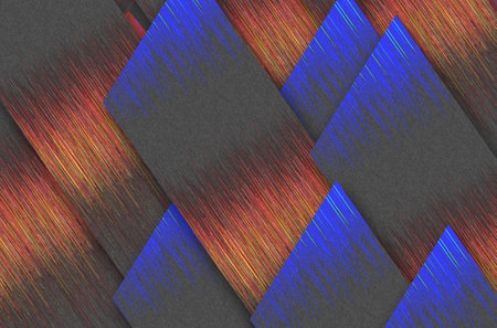 Colorful background with mosaic lines, geometric pattern, artistic texture designの写真素材