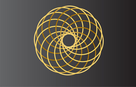 Abstract black and gold background