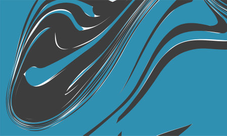 Abstract background with blue and gray waves. Vector illustration for your designのイラスト素材