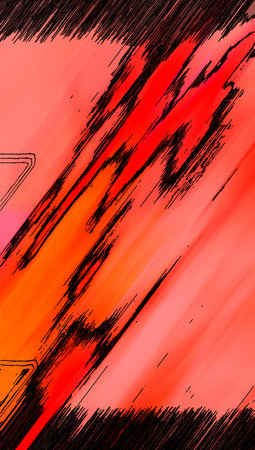 abstract background featuring artistic texture, diagonal lines shapes in a variety of vibrant colors,の写真素材