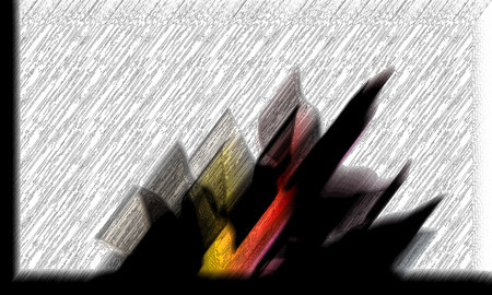 abstract background featuring artistic texture, diagonal lines shapes in a variety of vibrant colors,の写真素材