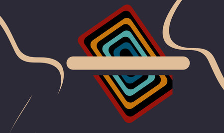 abstract background in retro style, vector illustration, eps10