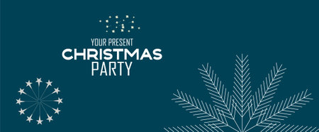 Merry Christmas and Happy New Year greeting card .のイラスト素材