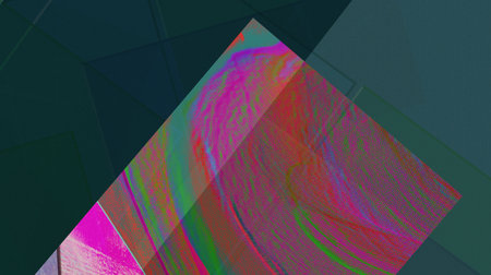 Abstract background with multicolored stripes. 3d rendering, 3d illustration.の写真素材