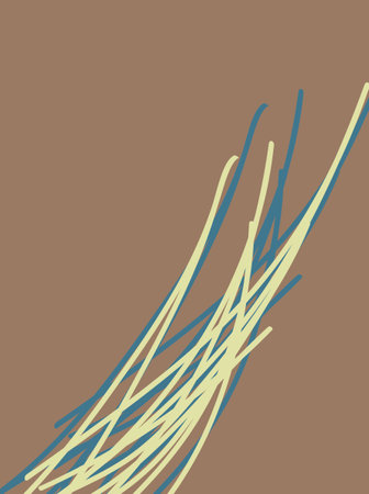 Abstract organic vector shapes, template, cover, poster, greeting card, frame, background in doodle style.のイラスト素材