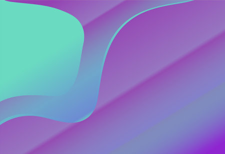 abstract background with smooth wavy lines in pink and blue colorsのイラスト素材