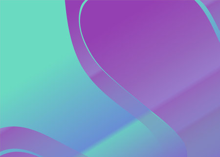 Abstract background with a gradient of purple, blue and green colors.のイラスト素材