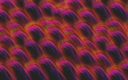 Abstract background. Orange - purple palette. Raster fractal graphics.
