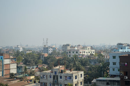 View of the city of Jaipur, Rajasthan, India