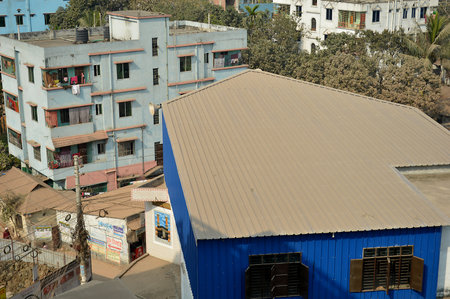 View of Kolkata. Kolkata is the capital and largest city of the West Bengal State.