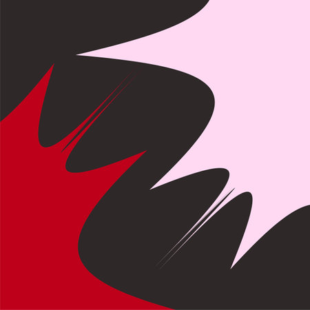 Abstract background. Vector illustration. Red, black and white colors.のイラスト素材