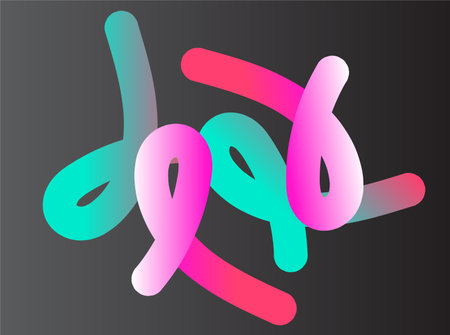 abstract background with colored circles in retro style. Vector illustration.のイラスト素材