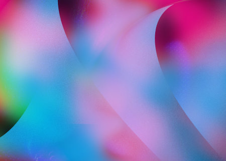 abstract background with smooth lines in blue, pink and purple colors