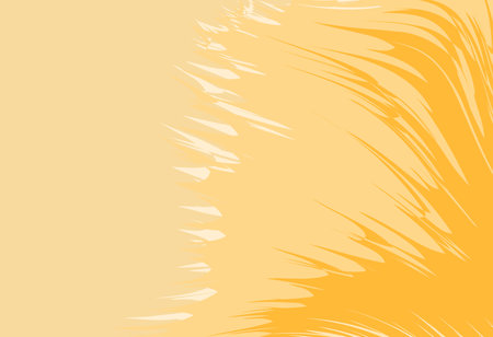 abstract yellow background with some smooth lines in it, vector illustrationのイラスト素材